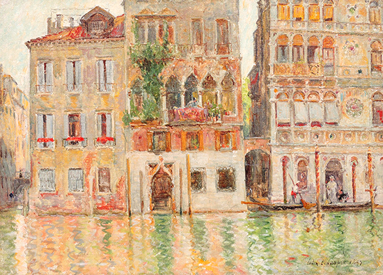 alt Venetian Canal Scene