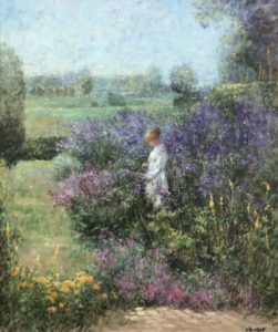 Hoeltzell-Woman with Delphiniums-cropped